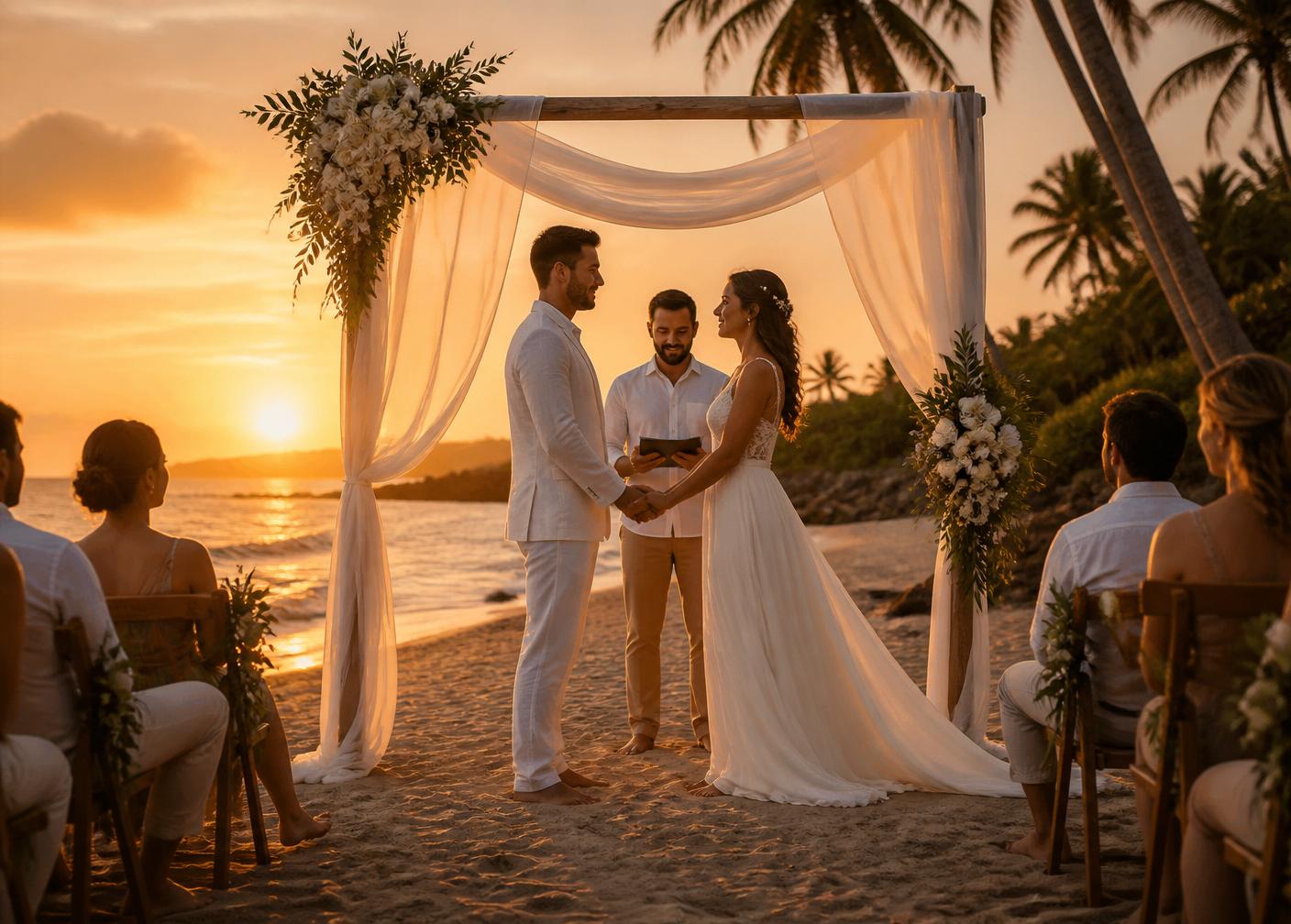 Casamento pé na areia